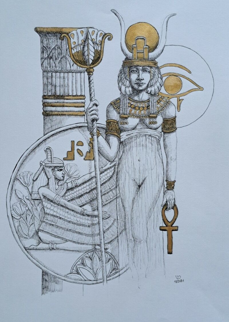 Isis unveiled - a Paintings by Yves De Vocht